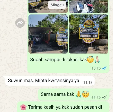 Pengiriman Papan Bunga Duka Wanasari Cipunagara