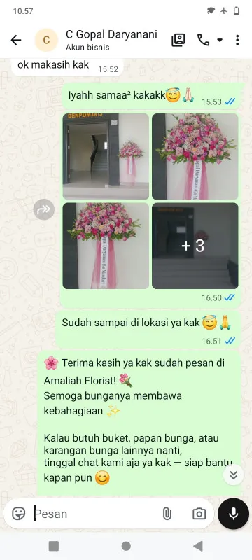 Pengiriman Karangan Bunga Wanasari Cipunagara
